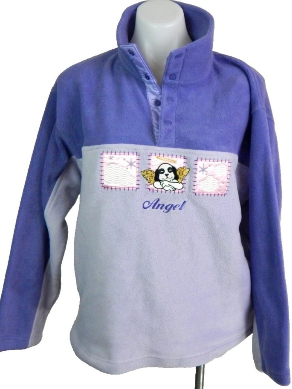 Big Dogs Vintage Y2K Angel Fleece Sweatshirt
